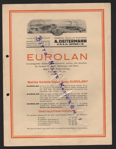 Dattern prospetto del 1930 - dattern,,